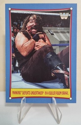 2017 Topps Heritage WWE Bizarre SummerSlam Matches #3 Mankind Defeats Undertaker