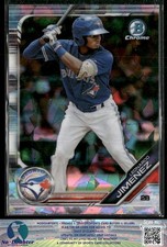 2019 Bowman Draft #BDC-78 Leonardo Jimenez Chrome Toronto Blue Jays 7.1C