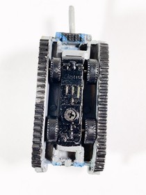 Micro Machines M60A3 MBT Tank -VGC- Black Blue Gray Terror Skull Military