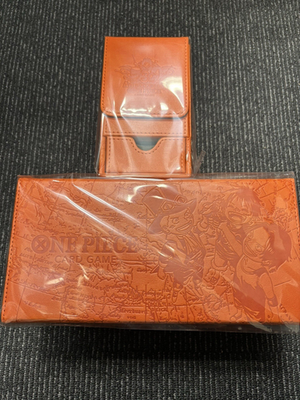ONE PIECE Card Game 3rd ANNIVERSARY Leather Card Case & Leather