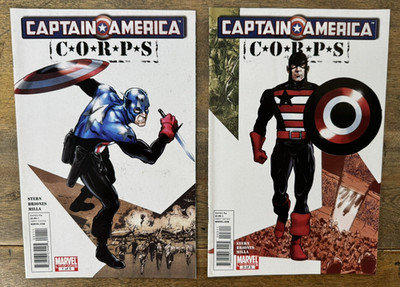 Captain America Corps #1 & 3 Marvel 2011 Lot First Issue Included