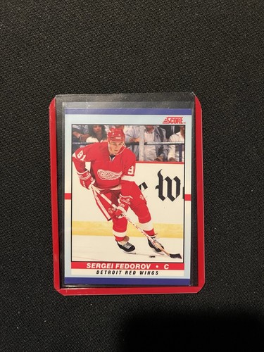 Sergei Fedorov #9 1990 Score Young Superstars card