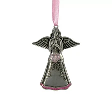 Praying Angel October Birthstone Hanging Ornament