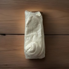 VTG Socks Men's Lock Cut Ankle 9-11 White 80s 90s Cotton Nylon Acrylic NOS