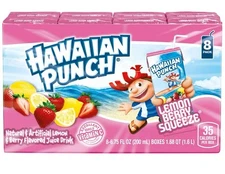 ⚫️ New Hawaiian Punch Lemon Berry Squeeze Vitamin C Juice Drink 1.68 QT (1 Box)