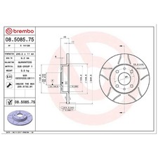 2x Bremsscheibe hinten für Fiat 500 312 C Barchetta 183 Bravo 1 182 | 397202