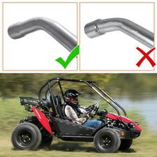 Exhaust Header Pipe for Predator 196cc 212cc GX160 GX200 Go Kart