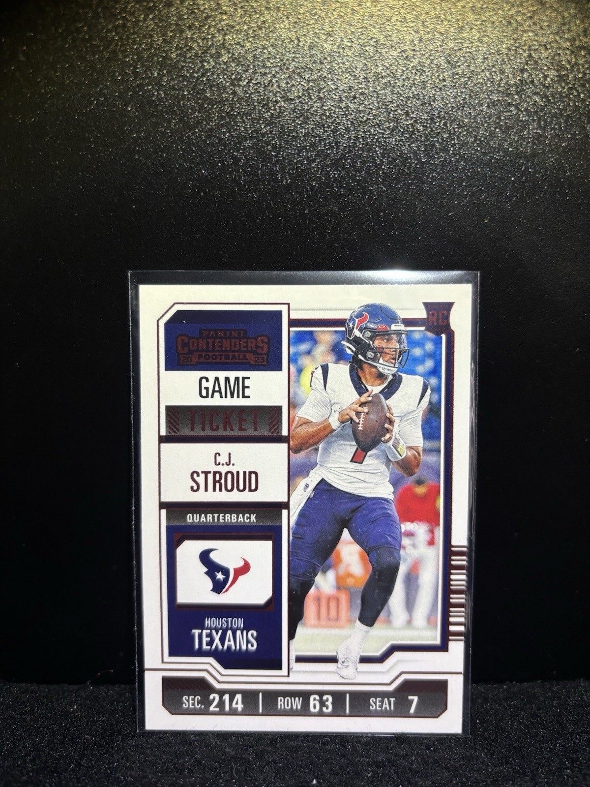 2023 Panini Contenders - C.J. Stroud #40 Red Game Ticket (RC)