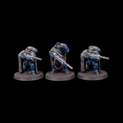 Gut bemalte Primaris Eliminators Ultramarines Space Marines Warhammer 40K