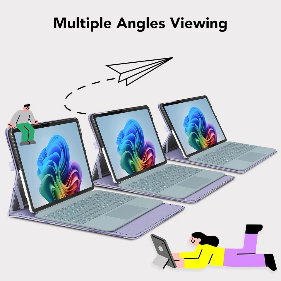 Case for Microsoft Surface Pro 12 Inch 1st Edition 2025 Portfolio Business Cover - Image 4 of 4