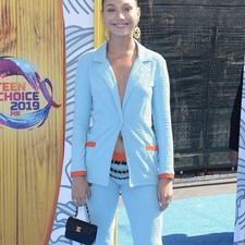 CHANEL Sport Spring Summer 2002 CC Embossed Jacquard Terry Cloth Pants