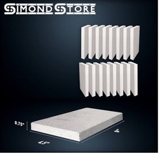 NEW Insulating Fire Bricks - 2500F Rated - 0.75"x 4.5"x 9" - Pack of 16