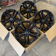 X4 Audi 20” alloy wheels 5x112 gloss black