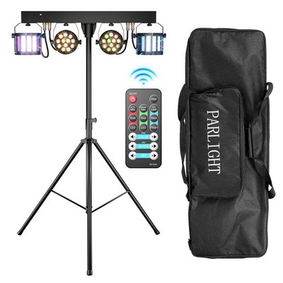 DJ Party Lights with Stand Par Light Stage Light System DMX & Remote Disco