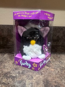 Original 1999 Tiger Electronics Furby with Original First-Generation Display Box