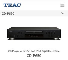 TEAC CD-P650 CD Player with USB and iPod Digi...