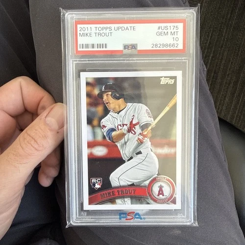 2011 Topps Update Baseball - Mike Trout RC #US175 PSA 10 GEM MINT! - Angels