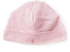 Pre-owed Ralph Lauren Infant Girl CAP BEANIE 100 Cotton Paisley pink