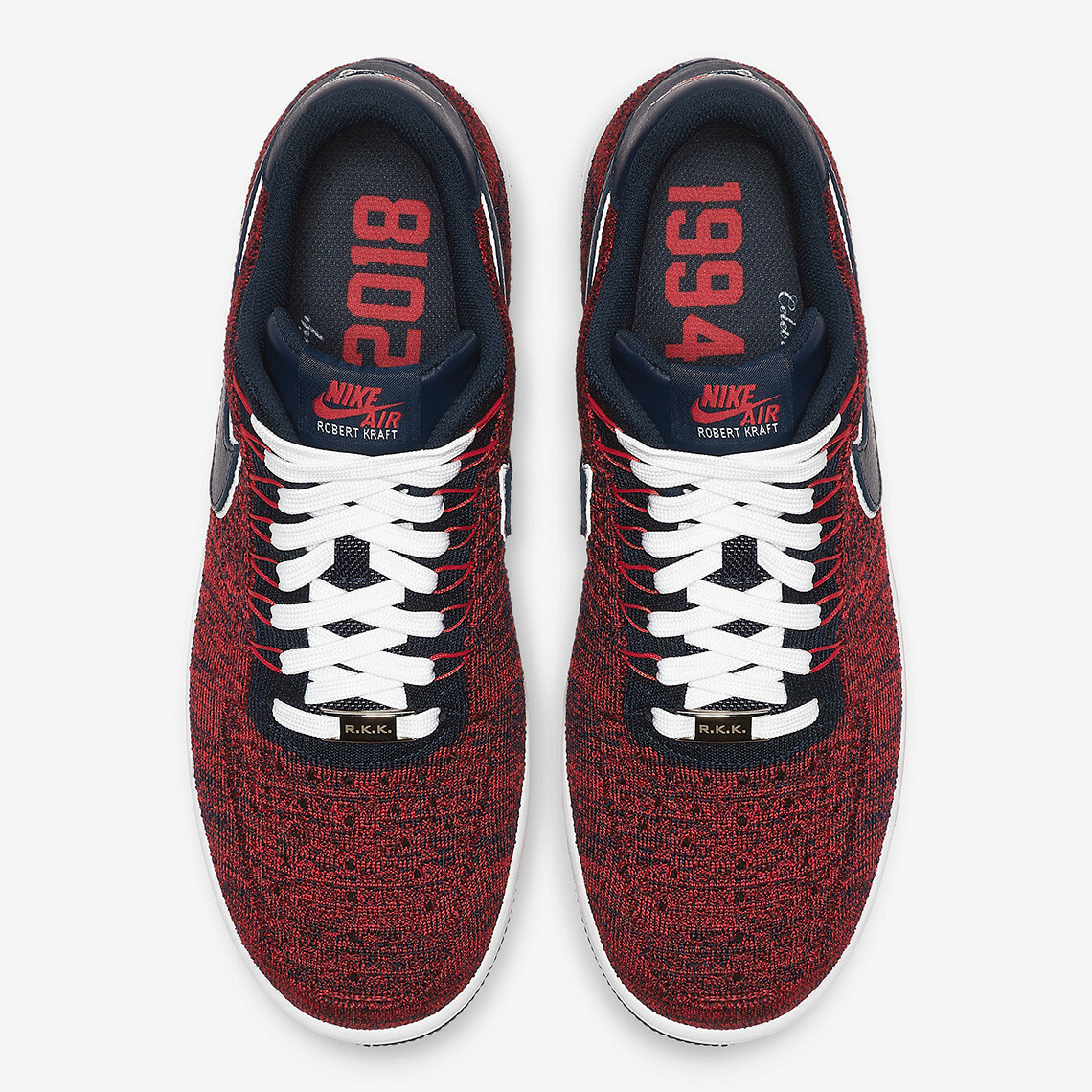 Nike MEN'S Air Force 1 Low Ultra Flyknit RKK Robert Kraft Nike MEN'S Air Force 1 Low Ultra Flyknit RKK Robert Kraft