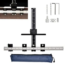 Cabinet Hardware Jig All Metal With 5mm & 4mm Drilling Hole, Aluminum Alloy Cabi