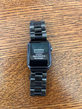 Apple Watch Sport 38mm Aluminum Case Black Sport Band - (MJ2X2LL/A
