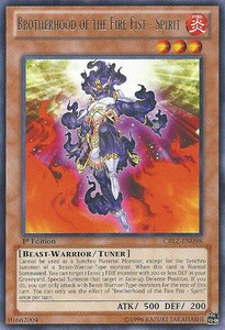 Brotherhood of the Fire Fist - Spirit - CBLZ-EN098 - Rare - Unlimited Edition x3