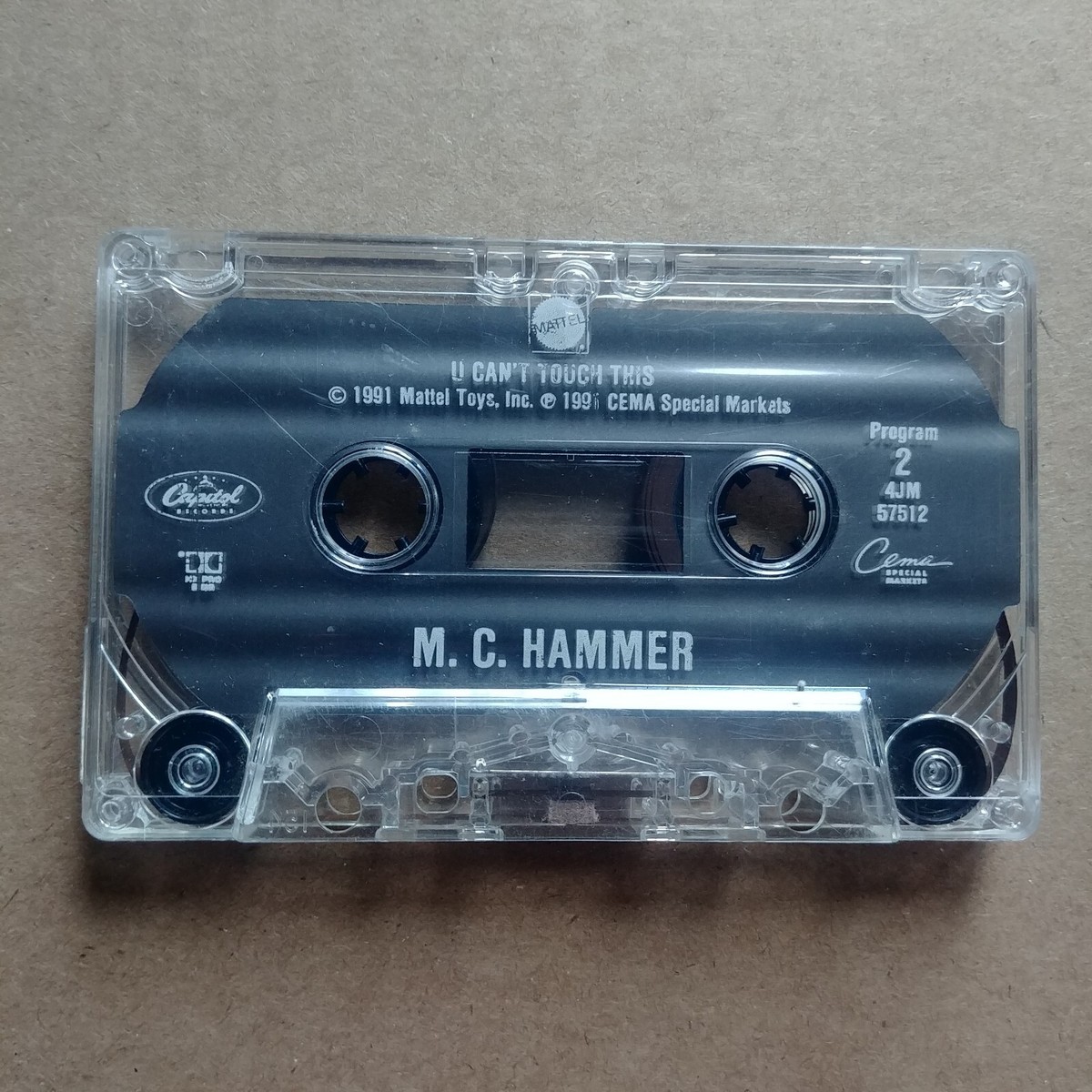 M.C. HAMMER U Can't Touch This/Dancin Machine CASSETTE TAPE ONLY