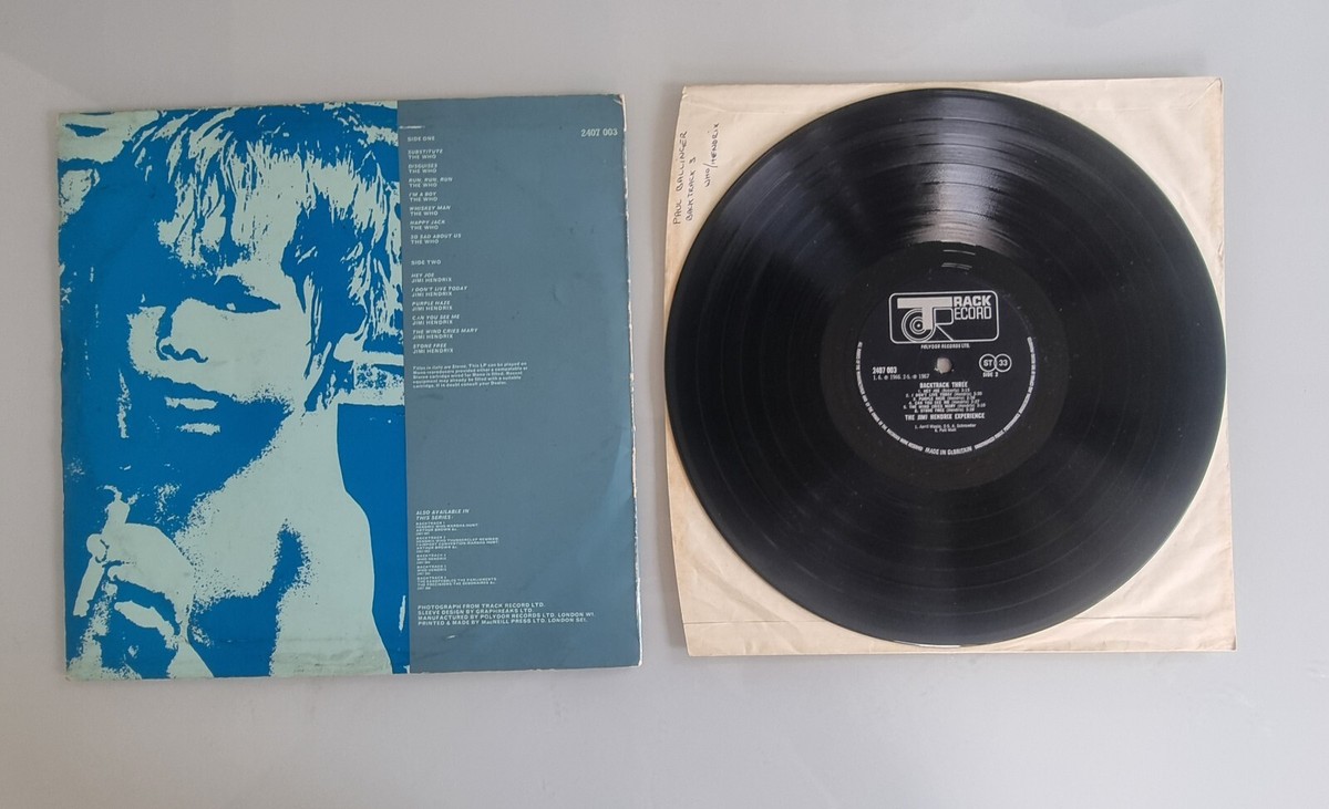 Backtrack 3 Who / Hendrix 1970 EX Vinyl Track 2407 003 | eBay UK