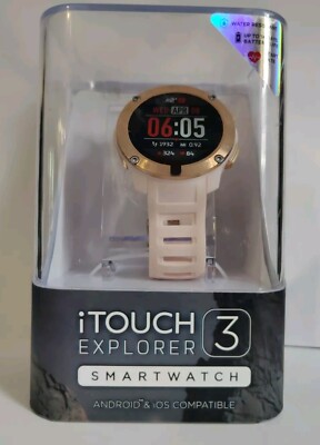 iTouch Explorer 3 Smart Watch Heart Rate, Step Counter IP68 Unisex iOS/Android