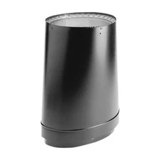 6" DuraVent DVL DbleWall Vermnt Castng Oval To 8" Rnd Adapt - 8" DVL-ORAD