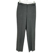 Liz Claiborne Lizsport SZ 10 NWT Women's Herringbone Plaid Gray Dress/Work Pants