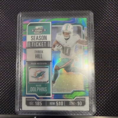2023  Panini Optic Contenders Tyreek Hill Marble Color Match SSP 2/4