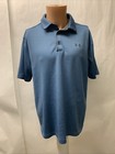 Under Armour Mens large Loose Fit Heat Gear Polo Golf Shirt Short Sleeve