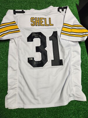 Signed Donnie Shell HoF '20 Pittsburgh Steelers Custom XL Jersey Beckett  COA