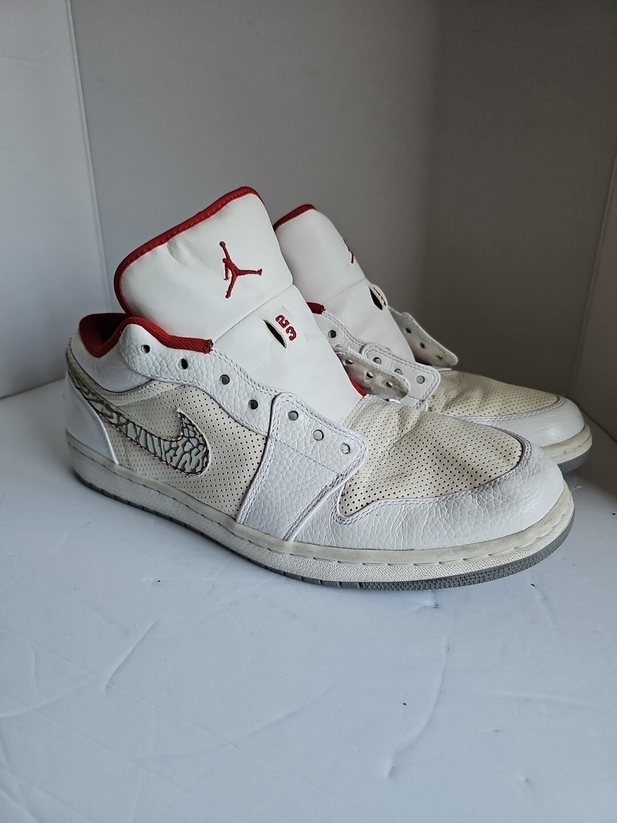 Nike Air Jordan Phat Low ‘White/Varsity Red/Grey’ Shoes 338145-113 Men's  14