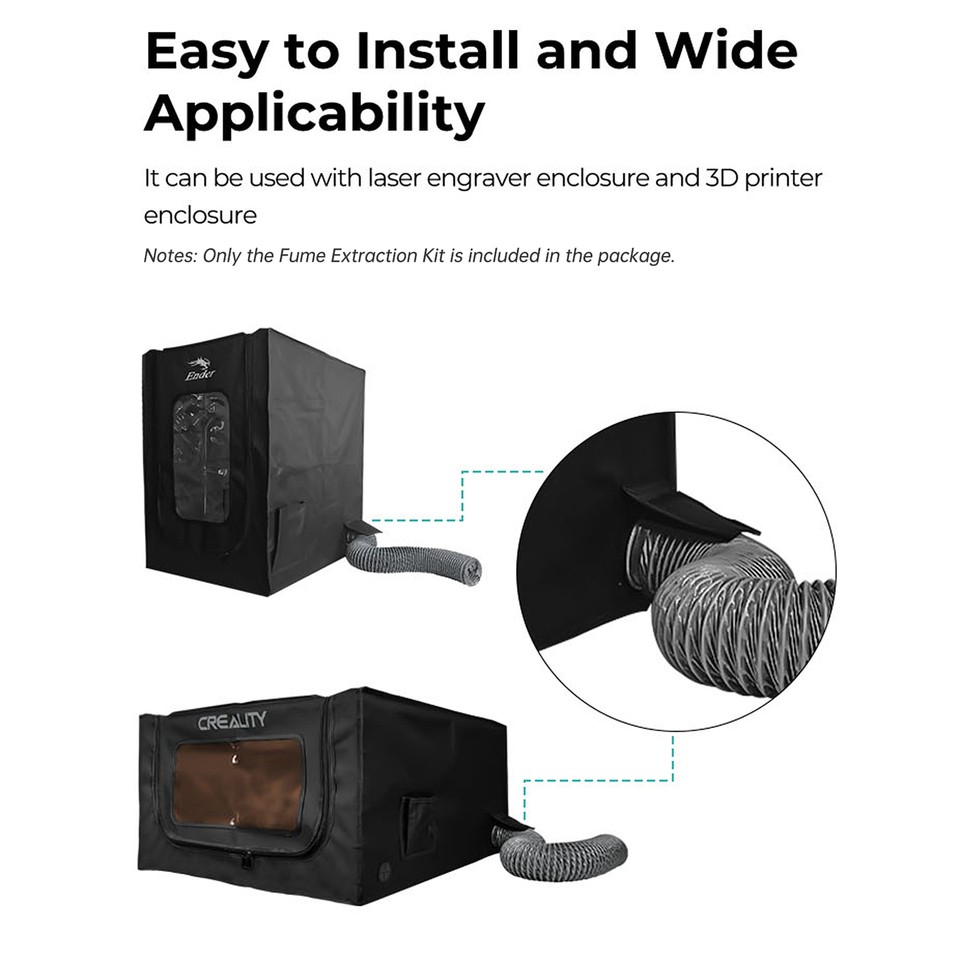 Fume Extraction Kit with 4000 RPM HighEfficiency Ventilation Fan T6Y3