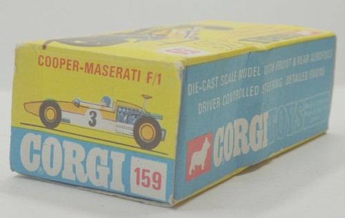 Corgi Toys No.159 Cooper Maserati Formula 1 Racing Car with Steering (1967) - Picture 15 of 20