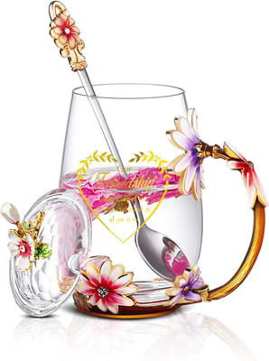 Luka Tech Friendship Gifts for Women,Friend Gifts for Women, Lovely Flower Tea C