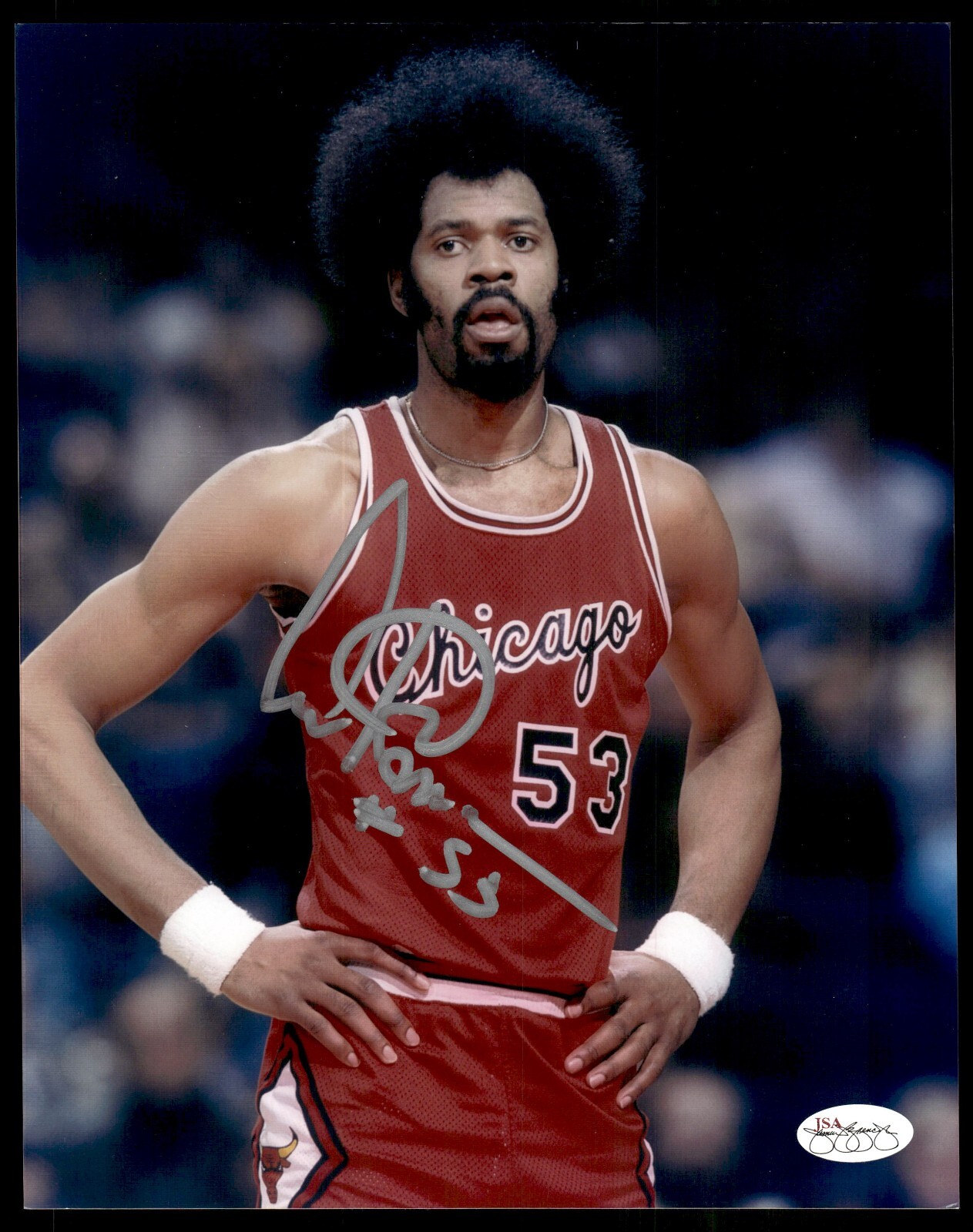 Artis Gilmore Autographed Signed 8X10 PHOTO INSCRIBED "#53" - CHICAGO - JSA SEAL OF APPROVAL 