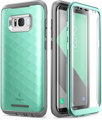 Galaxy S8+ Plus Case, Clayco Hera Tri-Layer Defense Cover with Screen Protector