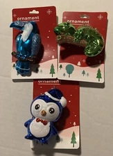 Happy Home By Rite Aid Christmas Ornament Lot (3). NEW