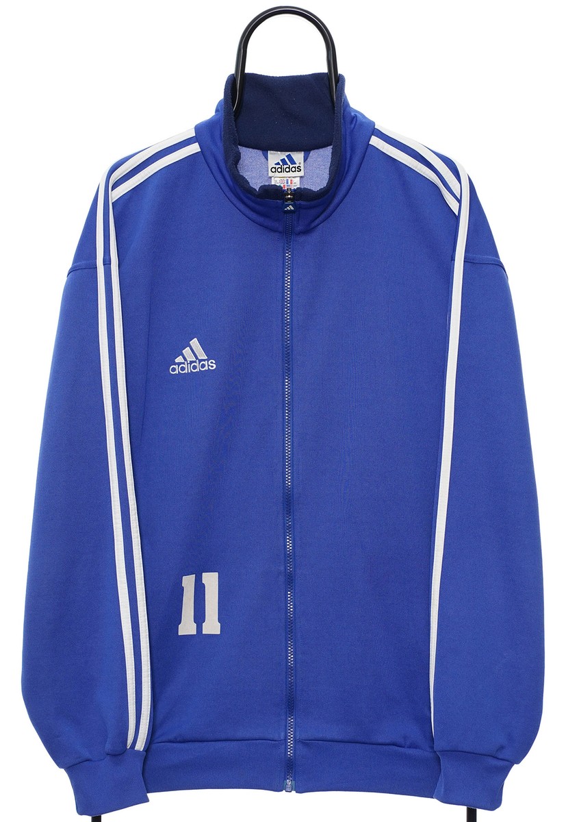 ADIDAS Tracksuit Jacket 00s Full Zip Sportswear Vintage Blue ADIDAS Tracksuit Jacket 00s Full Zip Sportswear Vintage Blue