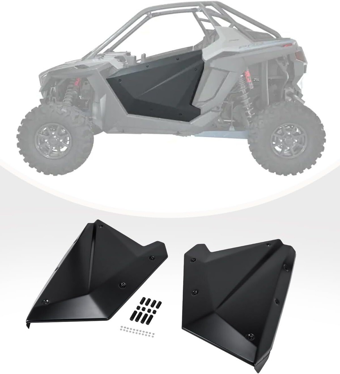 2 Seat Aluminum Lower Door Set For 2020-2026 Polaris RZR PRO R XP