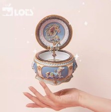 COLOURFUL CAROUSEL MERRY GO ROUND MUSIC BOX : HAPPY BIRTHDAY