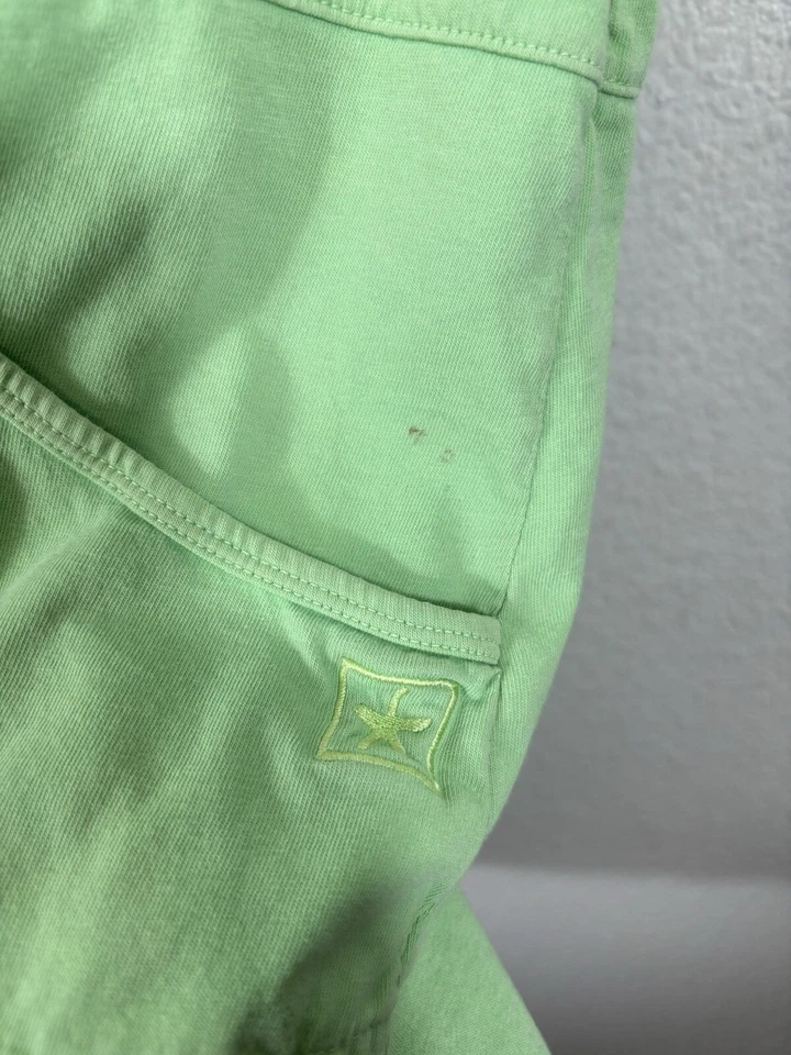 Mini Vestido de Playa Vintage Fresh Produce Talla M Verde Algodón Sin Mangas Sandestino Foto 3 de 4