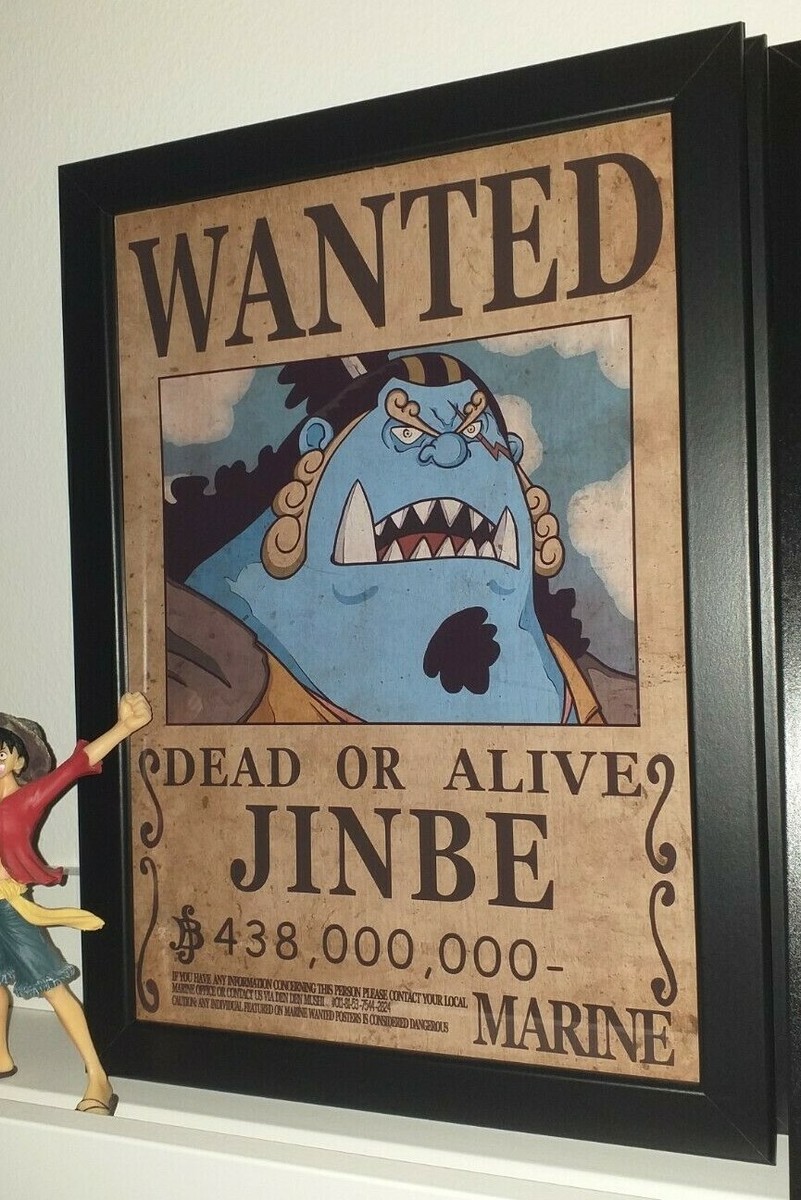 One Piece Wanted Poster - JINBE **BUY 2 GET 1 FREE! see