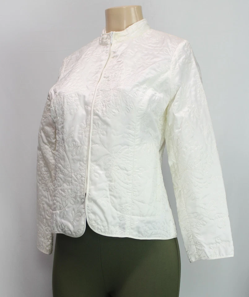 Ruby RD Women's Jacket Long Sleeve Ivory Petite Size 10P - Image 4 of 4