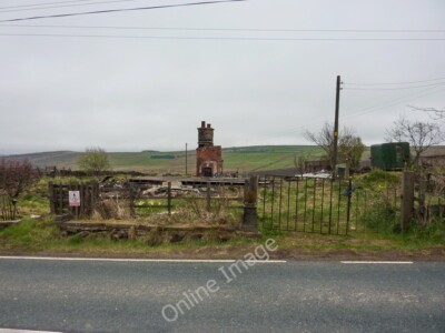Photo 6x4 Again not much left here Blackshaw Head Fire damage to building c2010