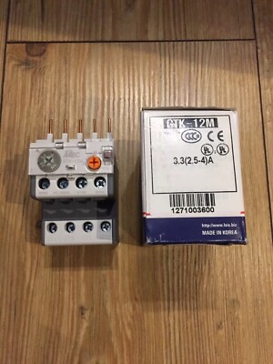 MEC GTK-12M Überlastrelais 3,3 2,5 - 4 Ampere LS 701041S