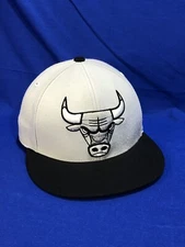 Chicago Bulls Mitchell & Ness Hat Cap Fitted Mens Size 7 NBA MJ Wool Basketball